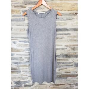 Susana Monaco Grey Midi Dress Sleevless